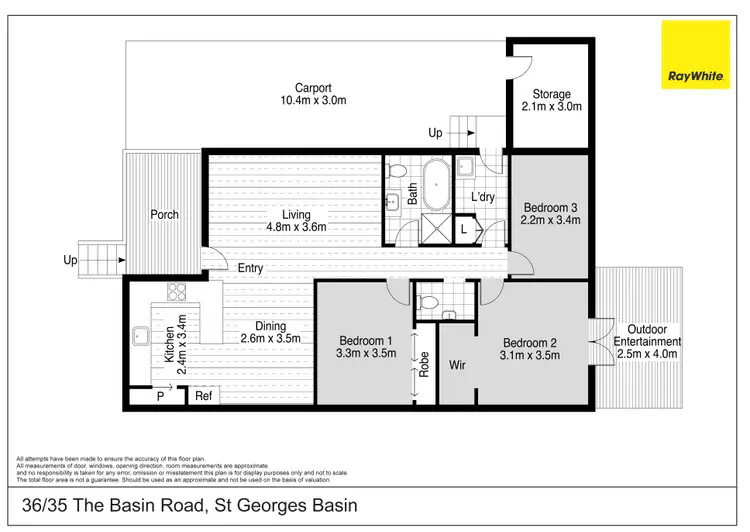Floorplan of Homely house listing, 36/35 The Basin Road, St Georges Basin NSW 2540