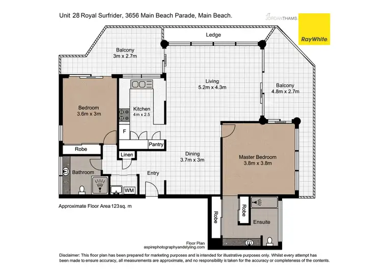 Floorplan of Homely apartment listing, 28/3656 Main Beach Parade, Main Beach QLD 4217