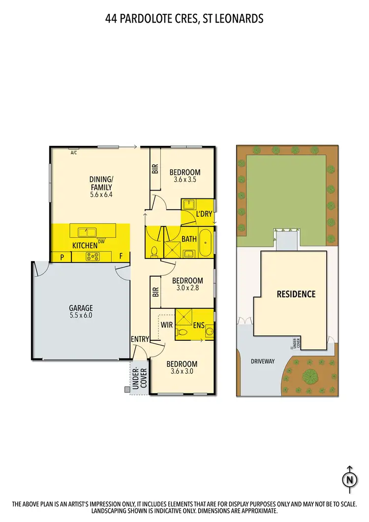 Floorplan of Homely house listing, 44 Pardolote Crescent, St Leonards VIC 3223
