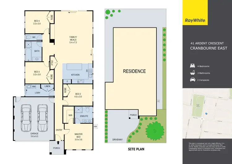Floorplan of Homely house listing, 41 Ardent Crescent, Cranbourne East VIC 3977