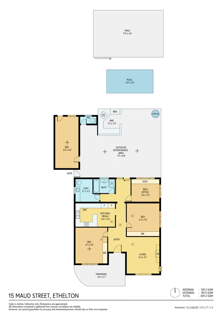 Floorplan of Homely house listing, 15 Maud Street, Ethelton SA 5015