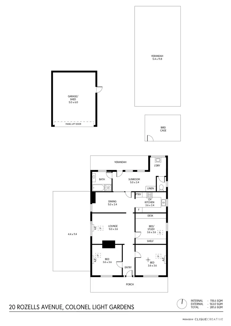 Floorplan of Homely house listing, 20 Rozells Avenue, Colonel Light Gardens SA 5041