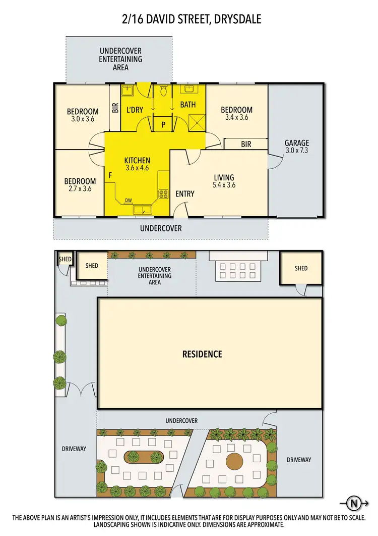 Floorplan of Homely house listing, 2/16 David Street, Drysdale VIC 3222
