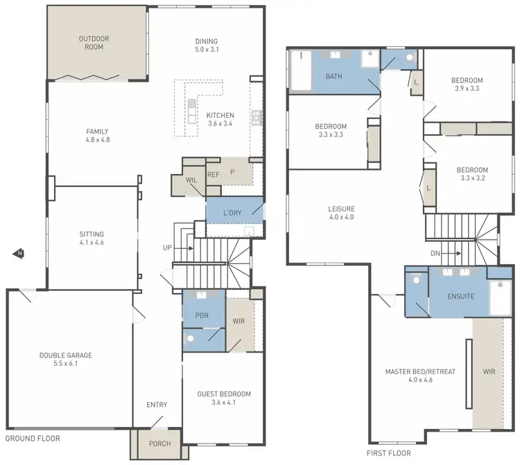 Floorplan of Homely house listing, 21 Montvale Road, Truganina VIC 3029
