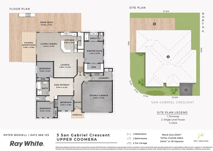 Floorplan of Homely house listing, 3 San Gabriel Crescent, Upper Coomera QLD 4209