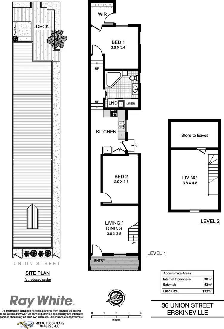 Floorplan of Homely house listing, 36 Union Street, Erskineville NSW 2043