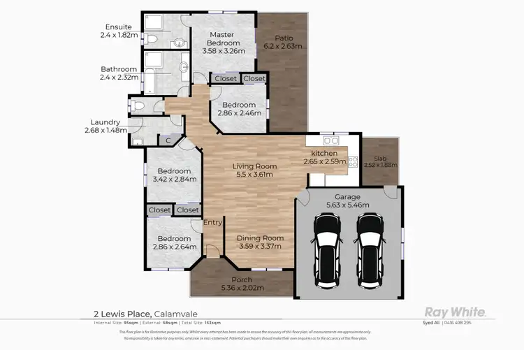 Floorplan of Homely house listing, 2 Lewis Place, Calamvale QLD 4116