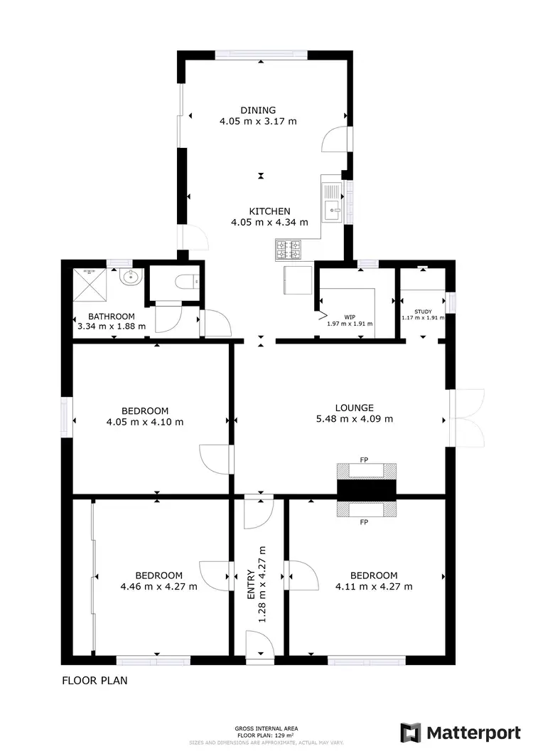 Floorplan of Homely house listing, 45 Palaroo Street, Swan Hill VIC 3585