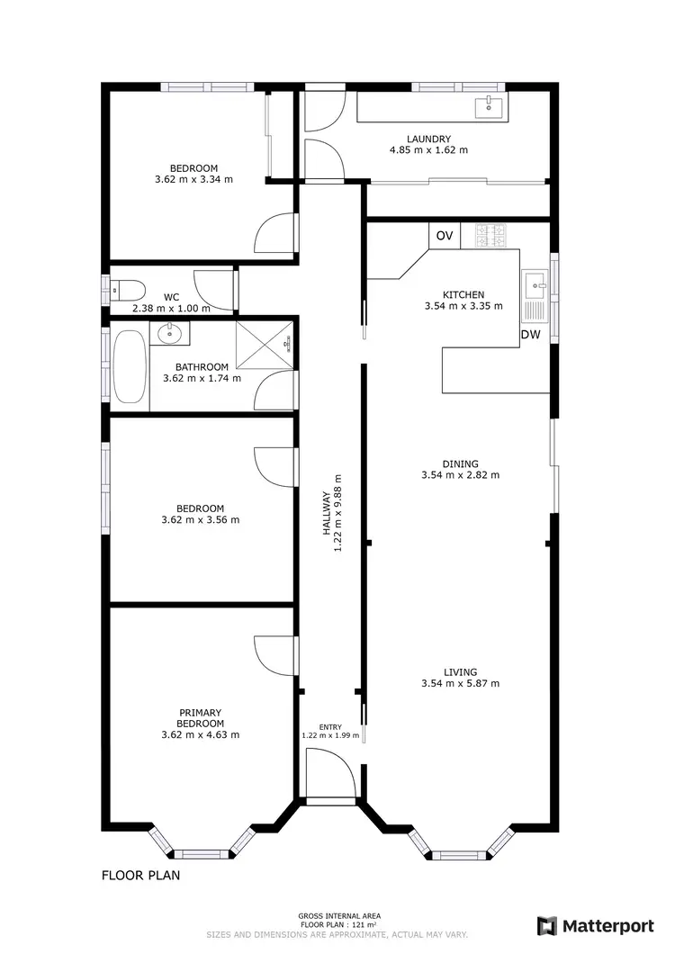 Floorplan of Homely house listing, 20 Palaroo Street, Swan Hill VIC 3585