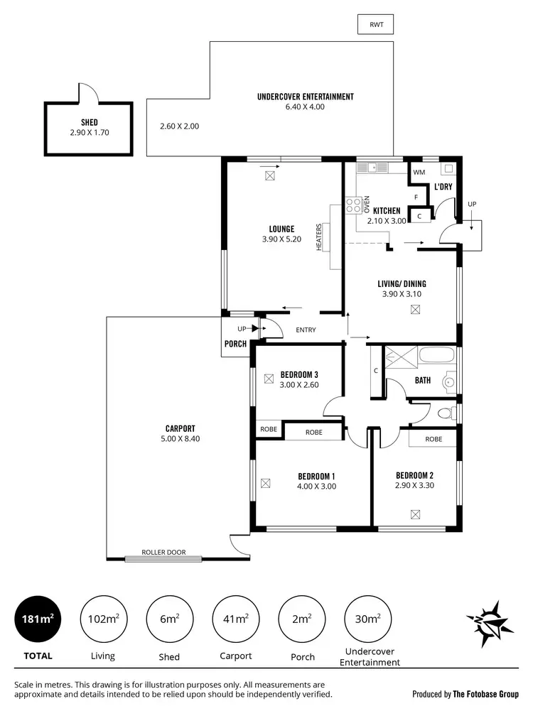 Floorplan of Homely house listing, 27 Russell Road, Athelstone SA 5076