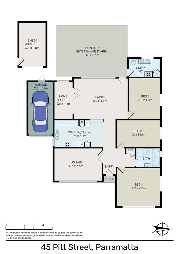 Floorplan of Homely house listing, 45 Pitt Street, Parramatta NSW 2150