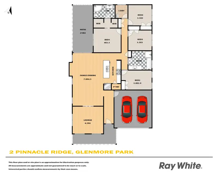Floorplan of Homely house listing, 2 Pinnacle Ridge, Glenmore Park NSW 2745