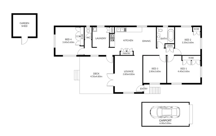Floorplan of Homely house listing, 51 Digby Street, Holland Park QLD 4121
