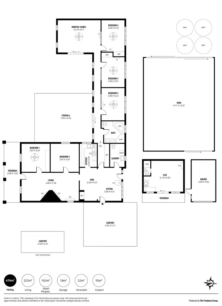 Floorplan of Homely house listing, 32 Battunga Road, Echunga SA 5153
