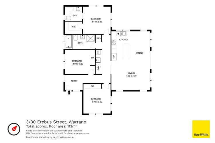 Floorplan of Homely house listing, 3/30 erebus Street, Warrane TAS 7018
