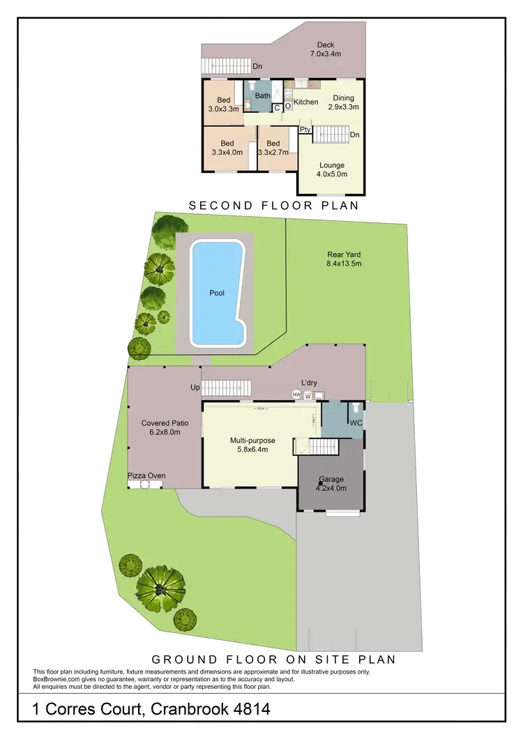 Floorplan of Homely house listing, 1 Corres Court, Cranbrook QLD 4814
