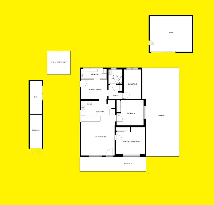 Floorplan of Homely house listing, 885 Twentieth Street, Mildura VIC 3500