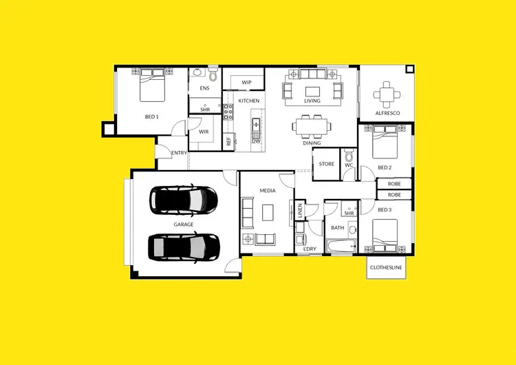 Floorplan of Homely house listing, 8 Oleander Court, Mildura VIC 3500