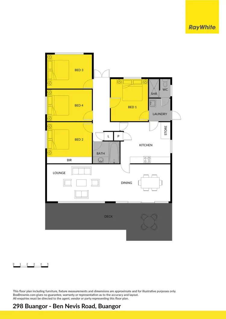 Floorplan of Homely house listing, 298 Buangor - Ben Nevis Road, Buangor VIC 3375