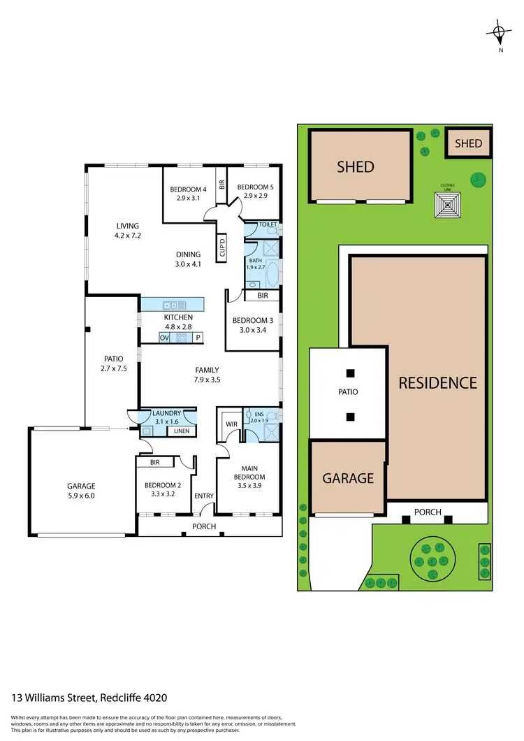Floorplan of Homely house listing, 13 Williams Street, Redcliffe QLD 4020