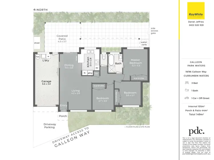 Floorplan of Homely villa listing, 18/96 Galleon Way, Currumbin Waters QLD 4223
