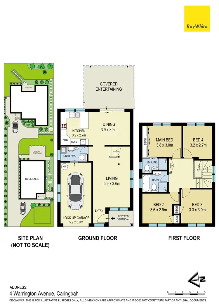 Floorplan of Homely house listing, 4 Warrington Avenue, Caringbah NSW 2229