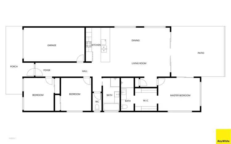 Floorplan of Homely house listing, 12 Rise Crescent, Mission Beach QLD 4852