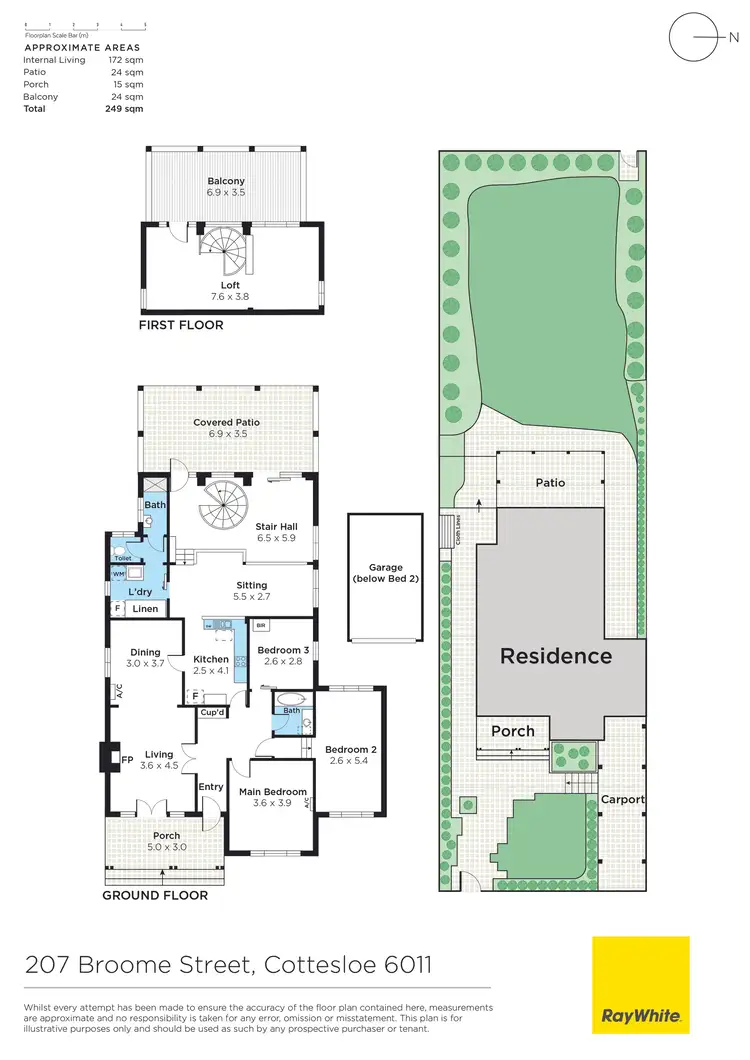 Floorplan of Homely house listing, 207 Broome Street, Cottesloe WA 6011