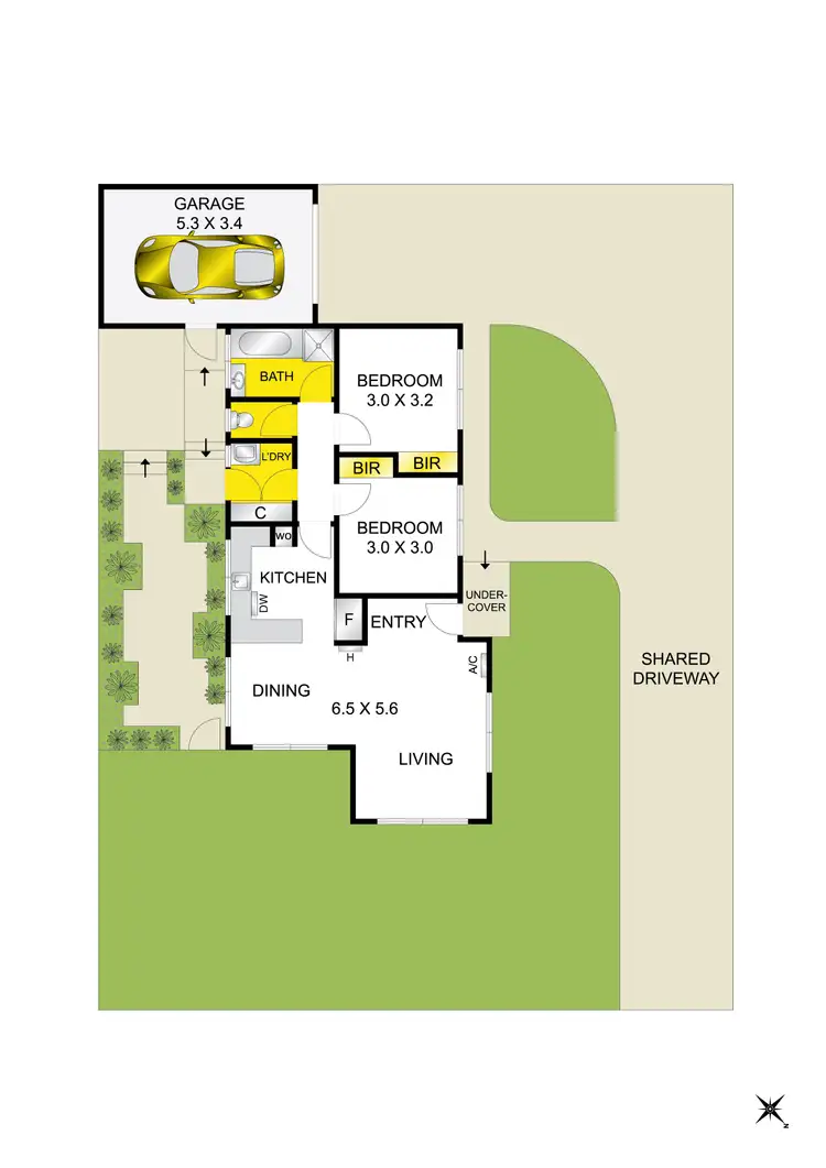 Floorplan of Homely unit listing, 2/5-7 Regent Street, Belmont VIC 3216