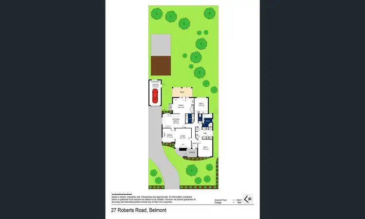 Floorplan of Homely house listing, 27 Roberts Road, Belmont VIC 3216