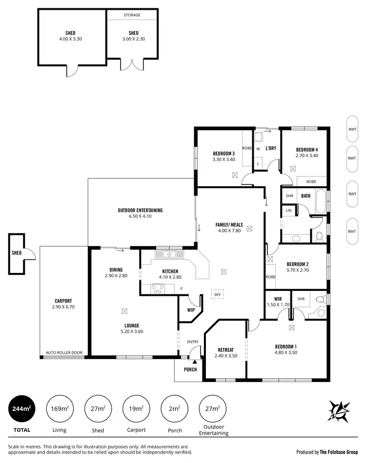 Floorplan of Homely house listing, 10 Young Court, Mount Barker SA 5251