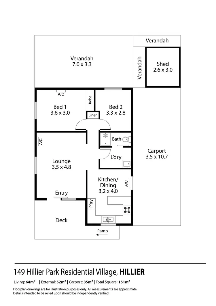 Floorplan of Homely house listing, Site 149 Ninth Avenue, Hillier SA 5116