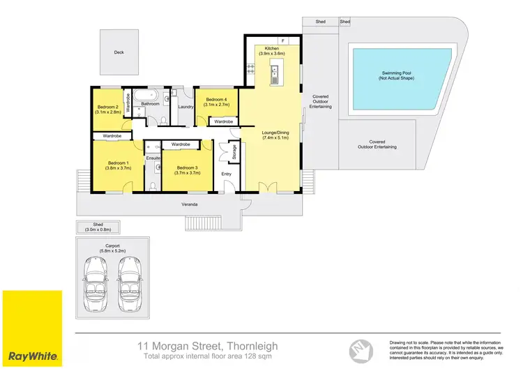 Floorplan of Homely house listing, 11 Morgan Street, Thornleigh NSW 2120