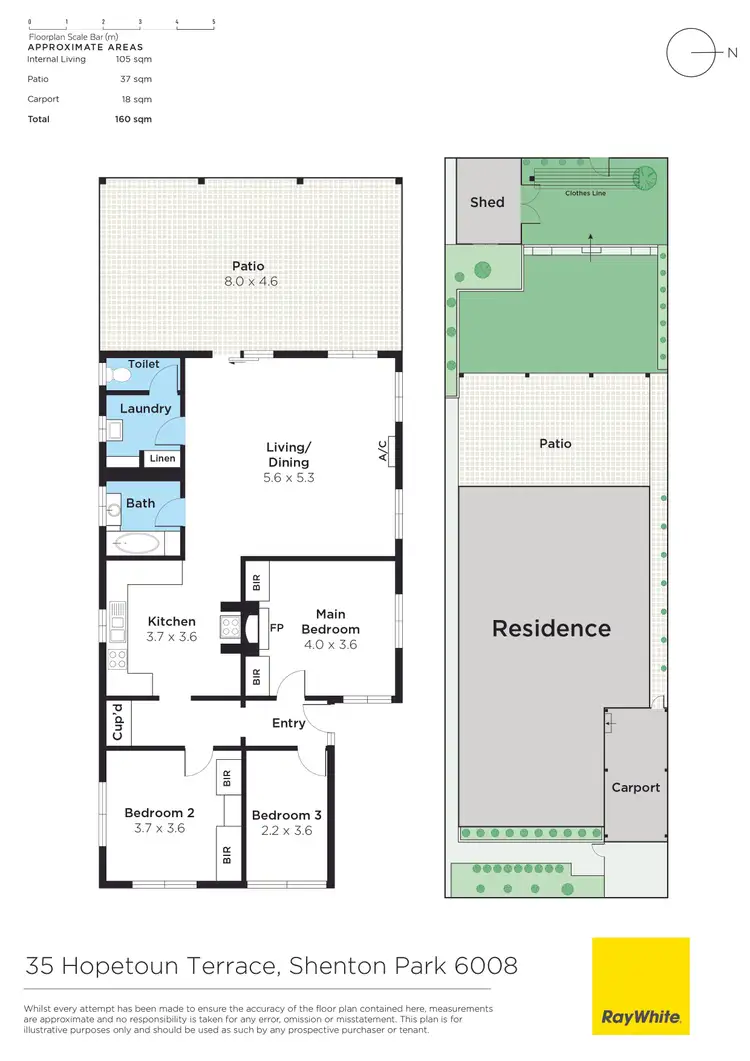 Floorplan of Homely house listing, 35 Hopetoun Terrace, Shenton Park WA 6008