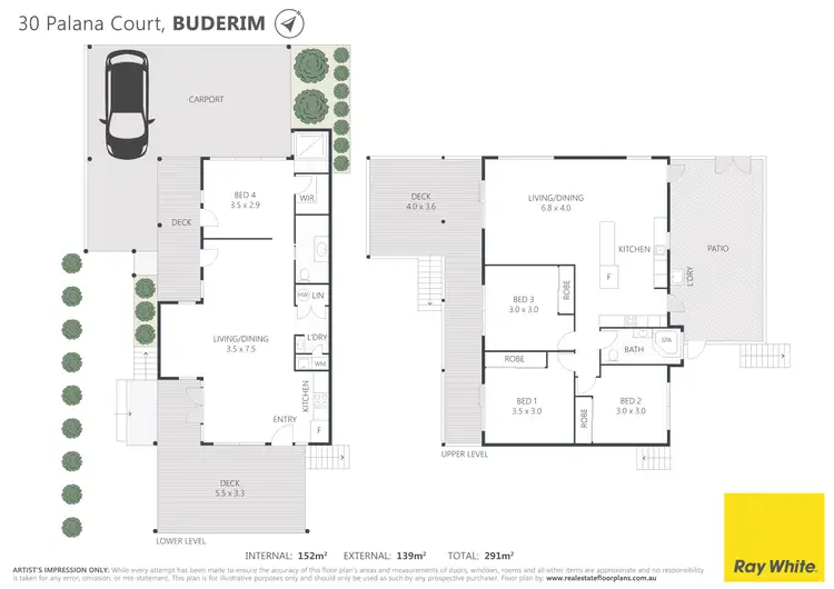 Floorplan of Homely house listing, 30 Palana Court, Buderim QLD 4556