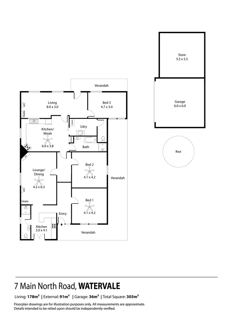 Floorplan of Homely house listing, 7 Main North Road, Watervale SA 5452