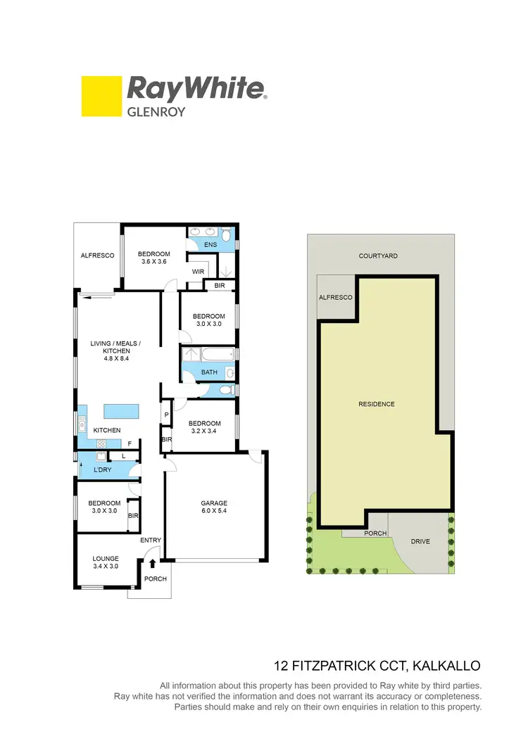 Floorplan of Homely house listing, 12 Fitzpatrick Circuit, Kalkallo VIC 3064