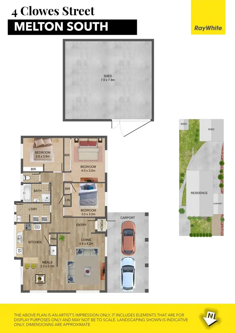 Floorplan of Homely house listing, 4 Clowes Street, Melton South VIC 3338