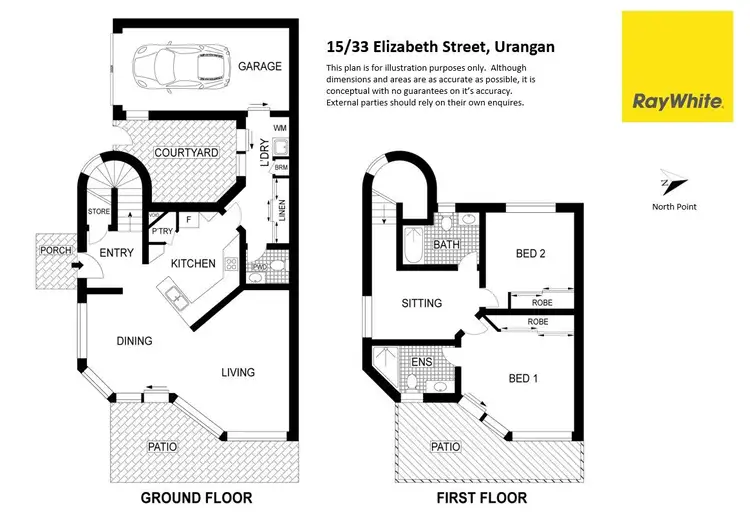 Floorplan of Homely townhouse listing, 15/33 Elizabeth Street, Urangan QLD 4655