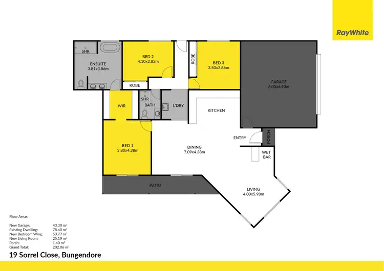 Floorplan of Homely house listing, 19 Sorrell Close, Bungendore NSW 2621