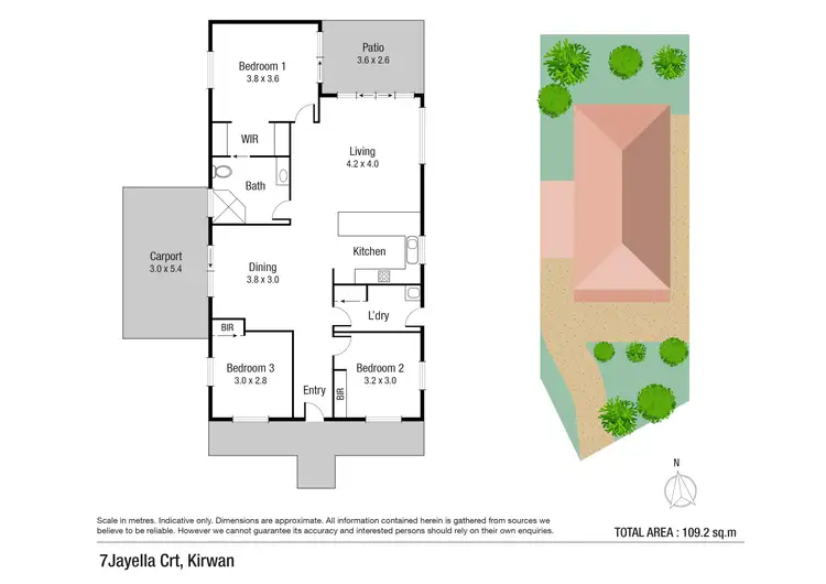 Floorplan of Homely house listing, 7 Jayella Close, Kirwan QLD 4817