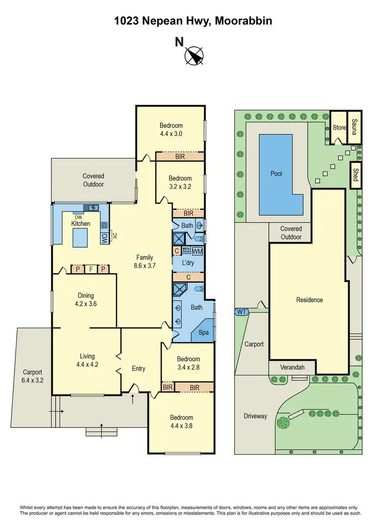 Floorplan of Homely house listing, 1023 Nepean Highway, Moorabbin VIC 3189