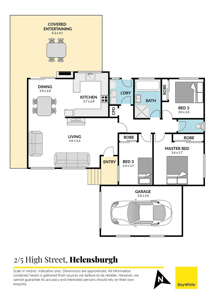 Floorplan of Homely house listing, 2/5 High Street, Helensburgh NSW 2508