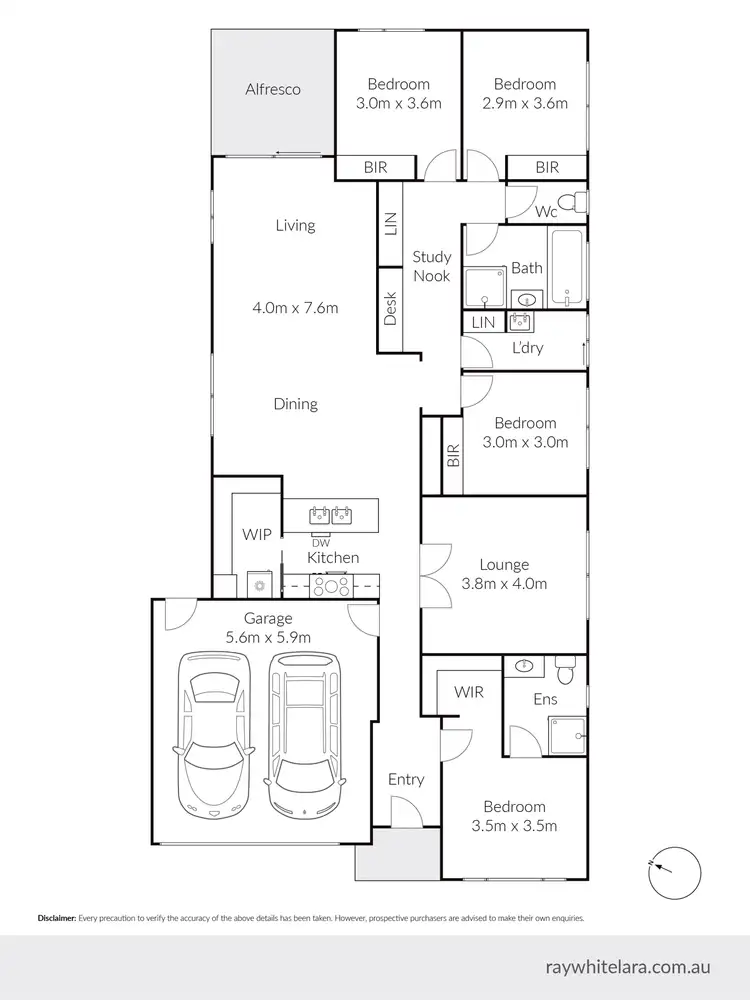 Floorplan of Homely house listing, 143 Ambrosia Drive, Armstrong Creek VIC 3217