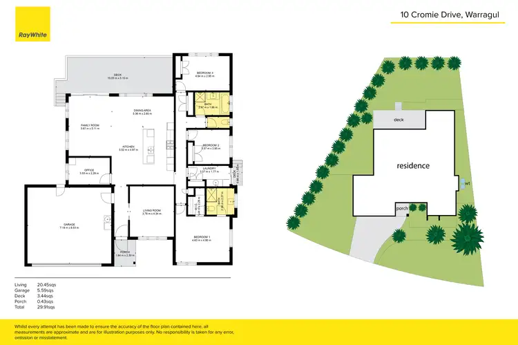 Floorplan of Homely house listing, 10 Cromie Drive, Warragul VIC 3820