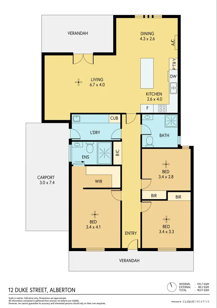 Floorplan of Homely house listing, 12 Duke Street, Alberton SA 5014