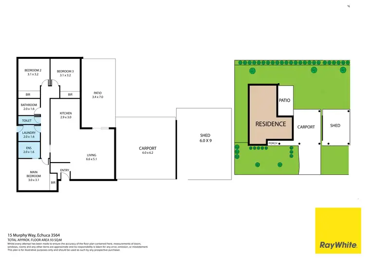 Floorplan of Homely house listing, 15 Murphy Way, Echuca VIC 3564