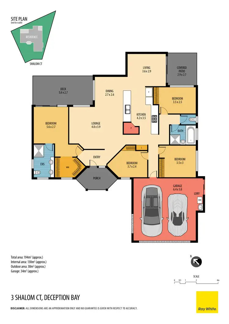 Floorplan of Homely house listing, 3 Shalom Court, Deception Bay QLD 4508