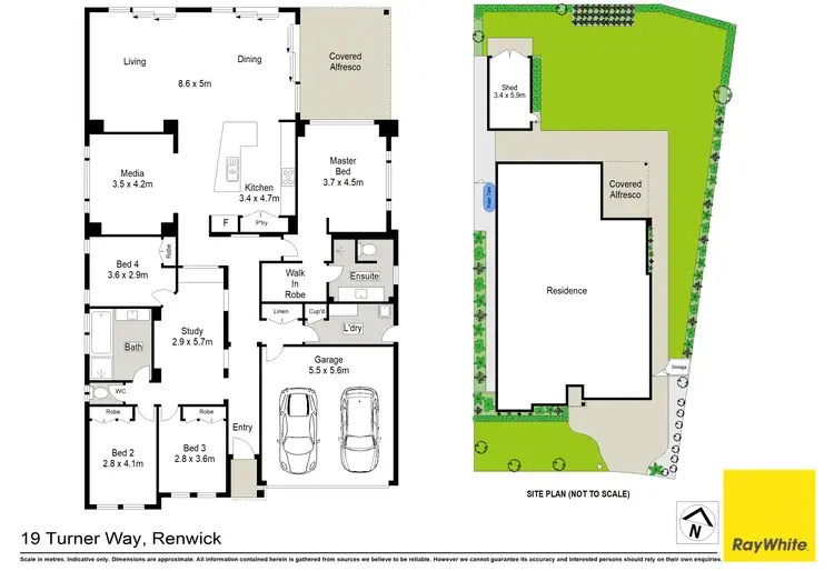 Floorplan of Homely house listing, 19 Turner Way, Renwick NSW 2575
