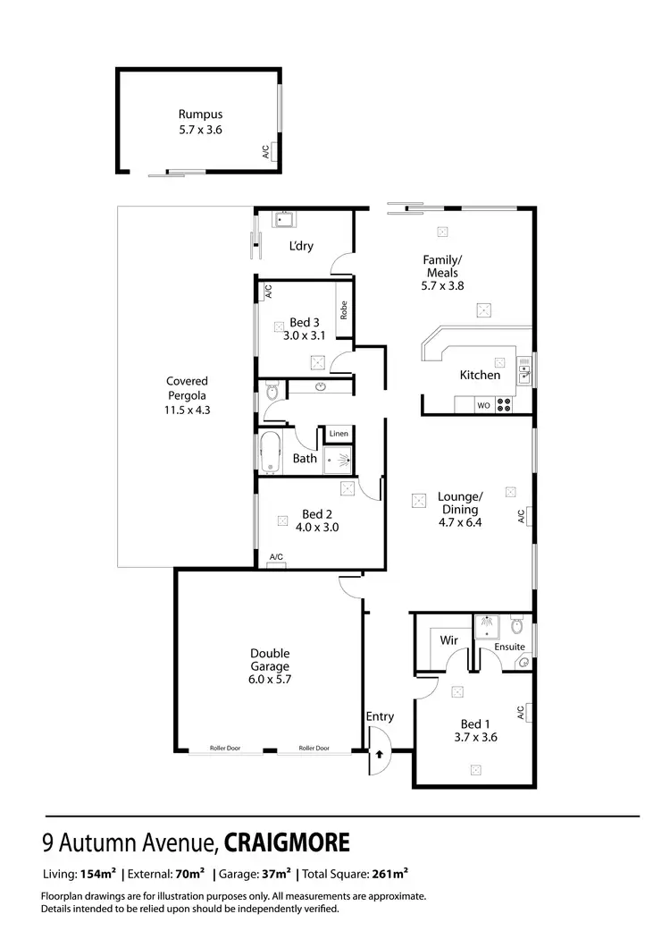 Floorplan of Homely house listing, 9 Autumn Avenue, Craigmore SA 5114